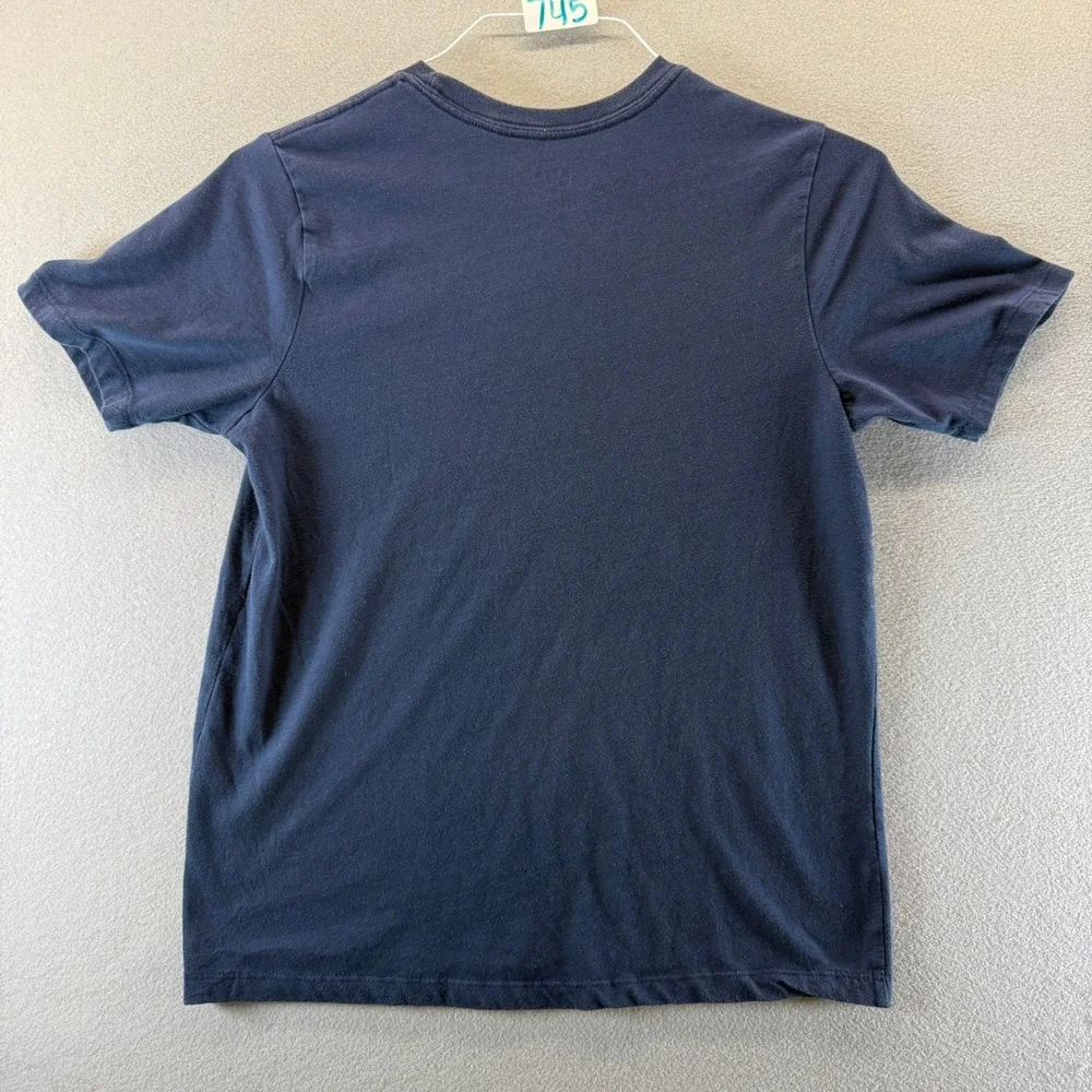 Bluey Hooray Graphic T-Shirt Kids XL 14/16 Navy Blue Short Sleeve Crewneck Tee